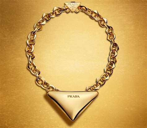 prada gold jewelry|prada jewelry collection.